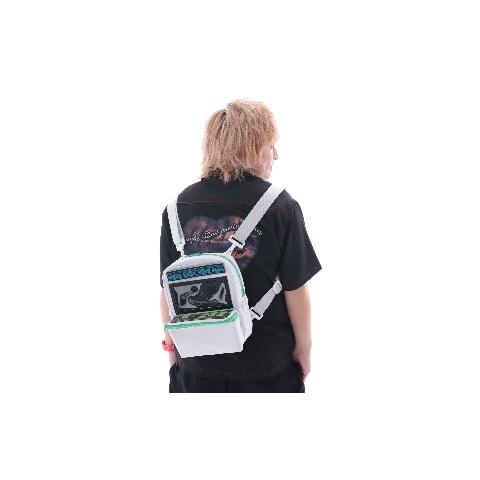 【STUDIO696】ゲーセンバッグミニ - Arcade Cabinet Backpack Mini(White)