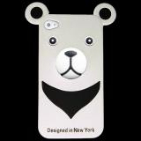 おとぼけクマさんのiPhone4 Case iburg 3D Bear White