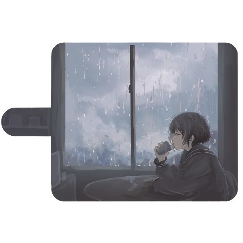 みふる 雨の朝 手帳型iphone7 8ケース 雑貨通販 ヴィレッジヴァンガード公式通販サイト
