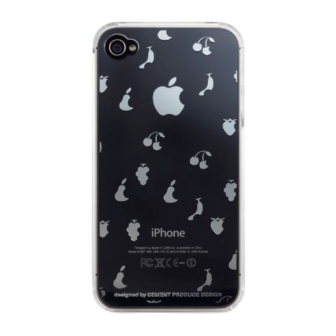 アップルマークを有効活用 Iphone4 4sケース Itatoo Queen Of Fruit Iphone4 4s 雑貨通販 ヴィレッジヴァンガード公式通販サイト