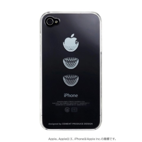 【アップルマークを有効活用】iPhone4/4Sケース iTatoo〈DRESS IT〉　LDE005-D iPhone4/4S