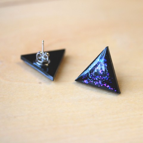 【liimiing】Blue Nebula Triangle ピアス