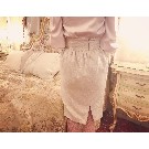 【Violetta】Carmelina - Tweed pencil skirt