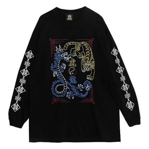 STONE ISLAND】タイガーロンT - Tシャツ/カットソー(七分/長袖)