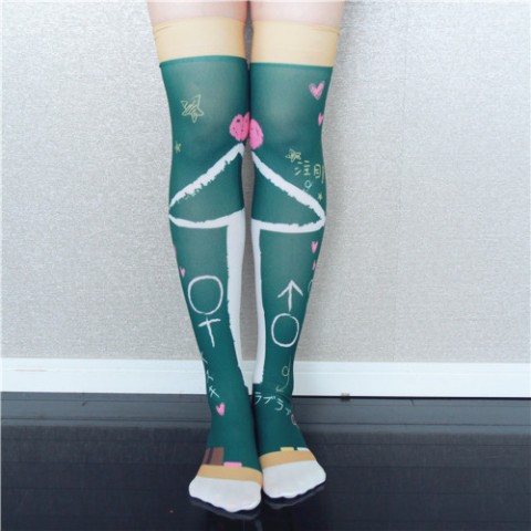 【JPM】相合傘ニーハイ Love Umbrella Knee High Socks