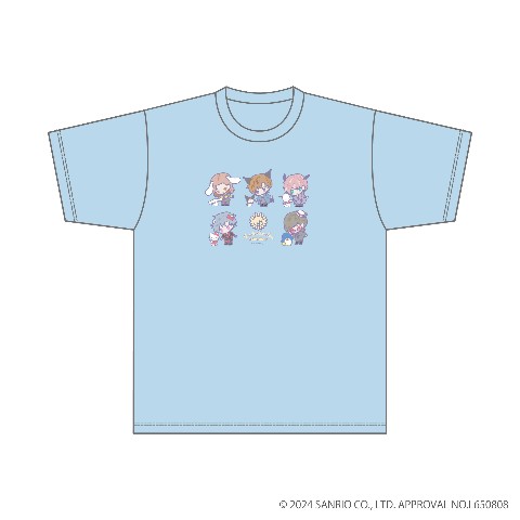 【SOPHIA×サンリオキャラクターズ】Tシャツ　アクアブルー（XLサイズ）