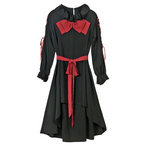 Evildoll リボンコルセットの小悪魔ワンピース かわいいお洋服準備室 雑貨通販 ヴィレッジヴァンガード公式通販サイト