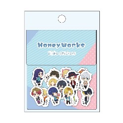 【HoneyWorks】フレークステッカーブルー