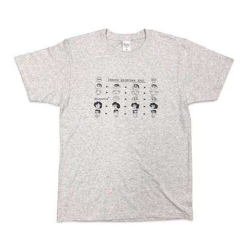 クレヨンしんちゃん】Tシャツ(30周年/歴代)Mサイズ / 雑貨通販
