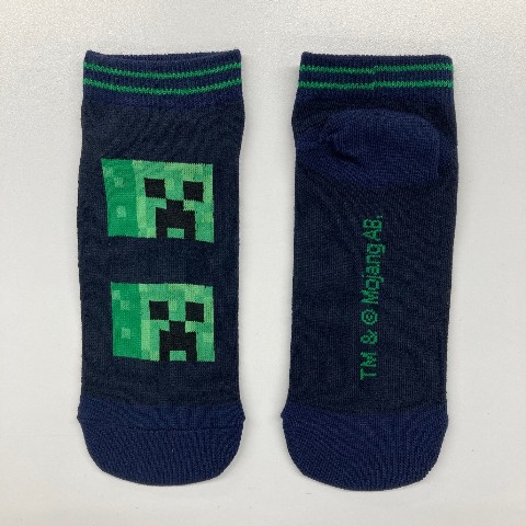【Minecraft】スニーカー靴下 67 ネイビー 19-24cm