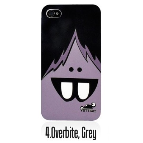 YETTIDE iPhone4S Funny Face Case/Overbite，Grey
