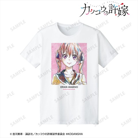 【カッコウの許嫁】天野エリカ Ani-Art Tシャツメンズ(サイズ/XL)
