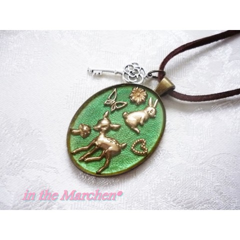 【in the Marchen*】「アリス＆ワンダー」ネックレス　不思議の森【in the Marchen*】