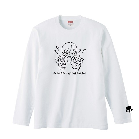 【高橋ミナミ×ITAZURA】ロングスリーブTシャツ（Sサイズ）ホワイト