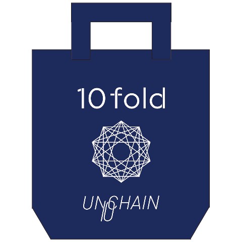 ”【UNCHAIN】『UNCHAIN Debut 10th Anniversary ””10fold””Tour 2015』　トートバッグ”