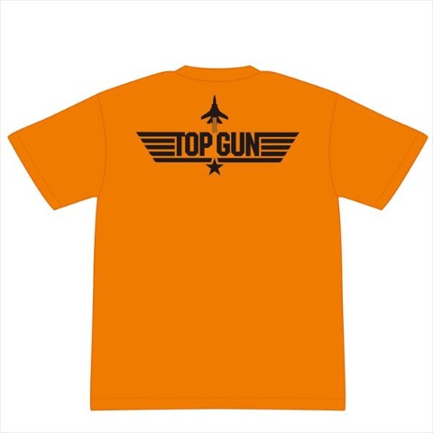 【トップガン】TOP GUN トップガン Tシャツ（オレンジ/Lサイズ）