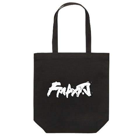 【FMAXTV】トートバッグ BK ロゴ