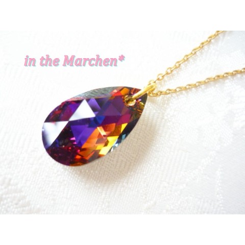 【in the Marchen*】「魔力の結晶」ネックレス　ヴォルケーノ　ステンレス