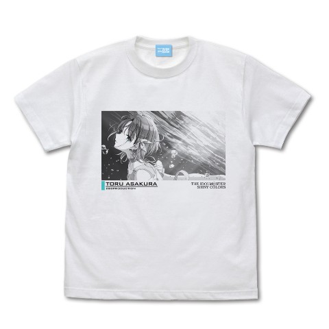 【アイドルマスター シャイニーカラーズ】【10個、光】浅倉 透 Tシャツ/WHITE-XL