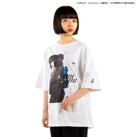 【攻殻機動隊 SAC_2045】 Tシャツ アームスーツｖｅｒ　白　Sサイズ
