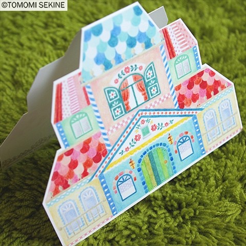【Tomomi Sekine】おうち型カード