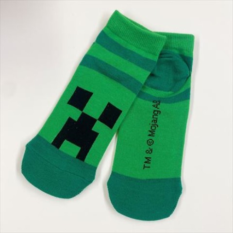 【Minecraft】靴下 クリーパー グリーン 25-27cm