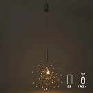 【LEDライトワイヤーデコレーション】ブルーミング（L）シルバー
