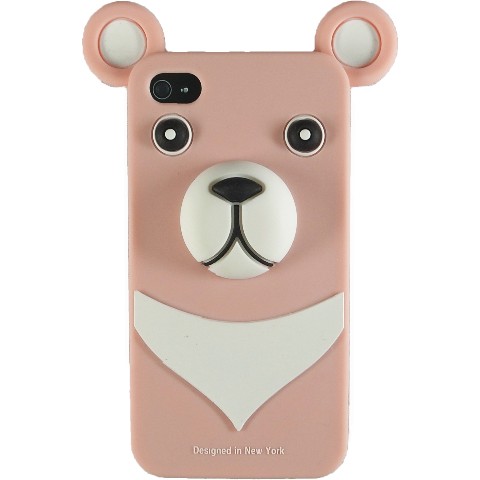 おとぼけクマさんのiPhone4 Case iburg 3D Bear Light Pink