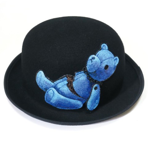 帽子【teddy bear（BLUE）】