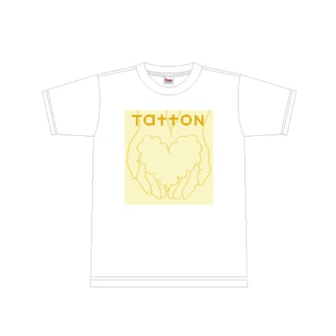 【tatton】松下奈緒デザイン Tシャツ(ホワイト)（XLサイズ）