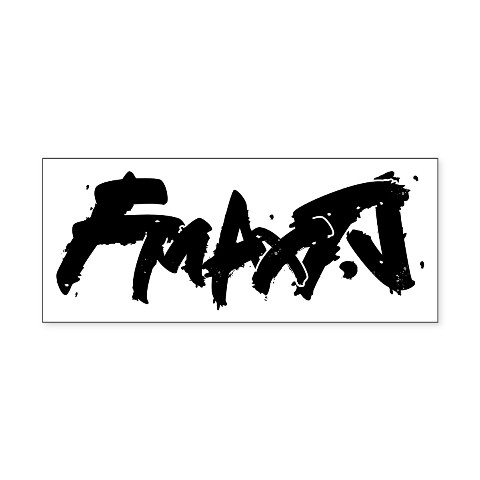 【FMAXTV】ステッカー ロゴ