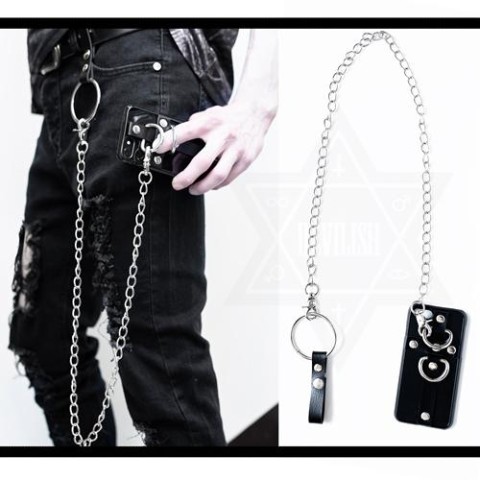 【Devilish】Chain link phone case　(IPHONE8)