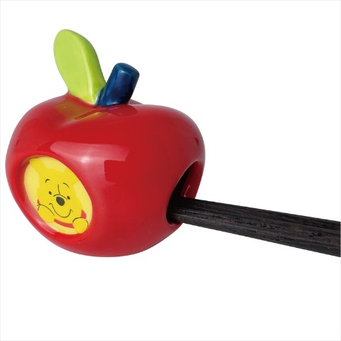 【くまのプーさん】立体箸置き リンゴ