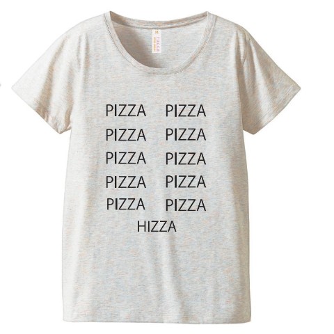 PIZZA PIZZA PIZZA!! レギュラーフィットTシャツ(ミックス) / 雑貨通販 ヴィレッジヴァンガード公式通販サイト