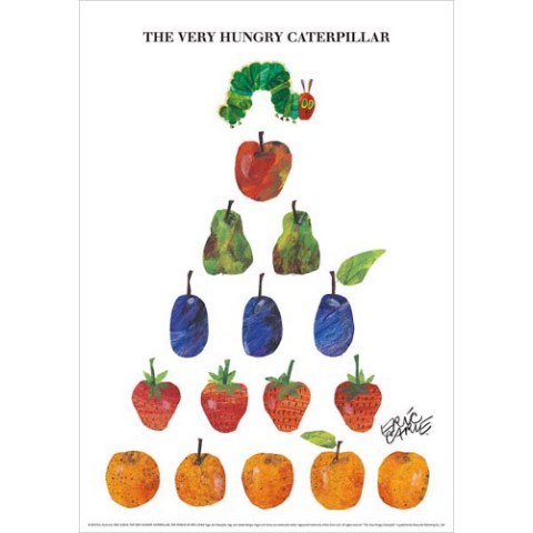 エリック カール Fruits Pyramid B4ポスター 雑貨通販 ヴィレッジヴァンガード公式通販サイト