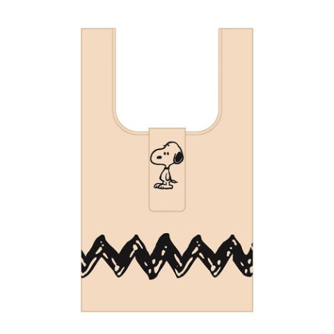 Peanuts スヌーピー エコバッグ ビンテージ シャツ柄 雑貨通販 ヴィレッジヴァンガード公式通販サイト