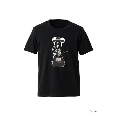 Tシャツ ミッキー ブラック Lサイズ 雑貨通販 ヴィレッジヴァンガード公式通販サイト