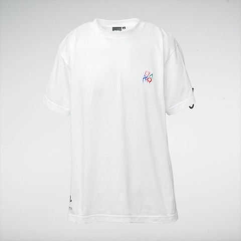 スプレーアート 刺繍Tシャツ / PlayStation™ ホワイト - XL
