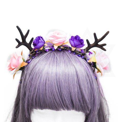 【Devilish】mystery hairband（PURPLE)