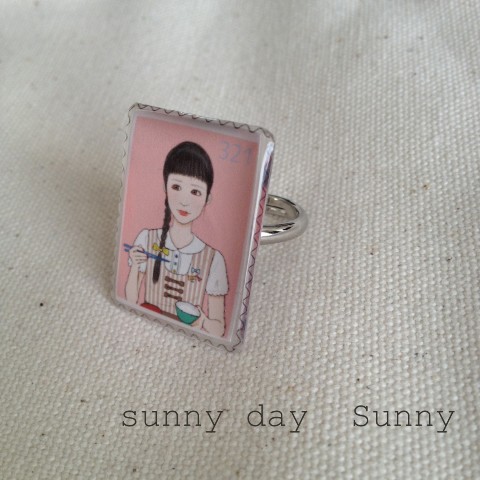 【sunny day Sunny】女の子指輪（ごはん中）
