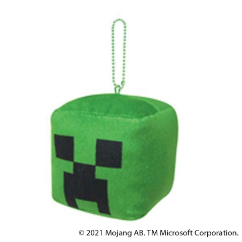 【Minecraft】キューブボールチェーンマスコット  クリーパー