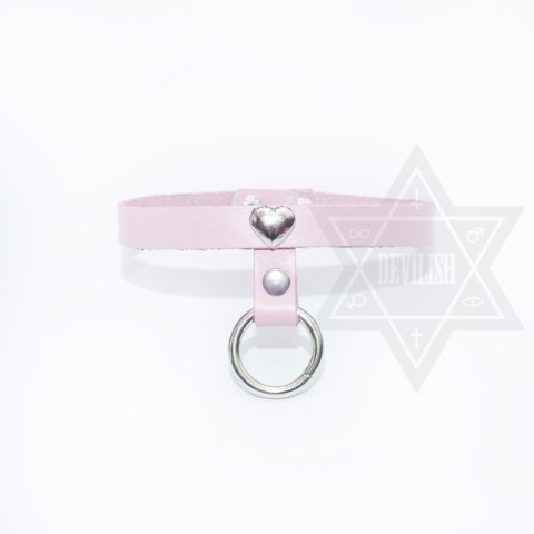 【Devilish】Love ring choker(pink)