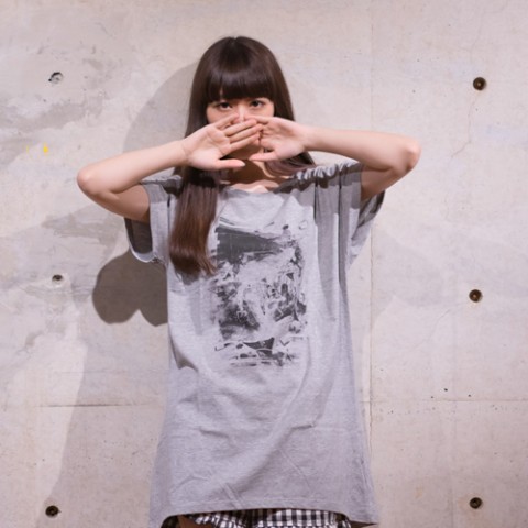 【sacabbage】Mono/mono one piece T-shirts (ヘザーグレー)