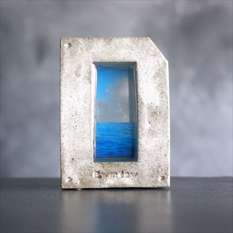 【部屋とmidori】小さな窓のリラックスオブジェ。 “window”(水平線)
