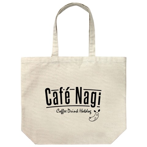 遊☆戯☆王ＶＲＡＩＮＳ】Cafe Nagiロゴ ラージトート/NATURAL / 雑貨