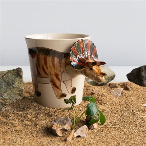 【立体的でリアル！】Dinosaur Mug TRICERATOPS
