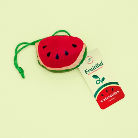 【果物エコバッグ】フルーティフルショッピングバッグ　ウォーターメロン