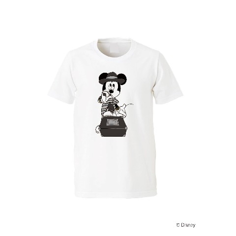 Tシャツ ミッキー ホワイト Мサイズ / 雑貨通販 ヴィレッジヴァンガード公式通販サイト