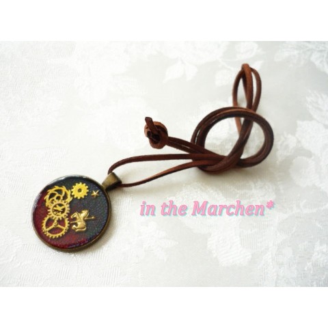 【in the Marchen*】「朝と夜と金のサーカス」ネックレス　メルヘン