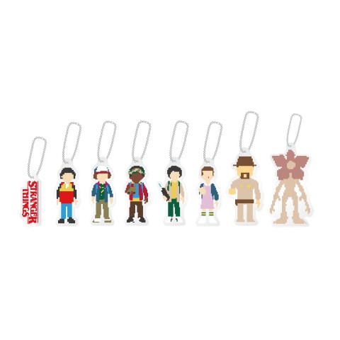 【STRANGER THINGS】 Trading acrylic keychain（8 types in total）【ストレンジャーシングス】